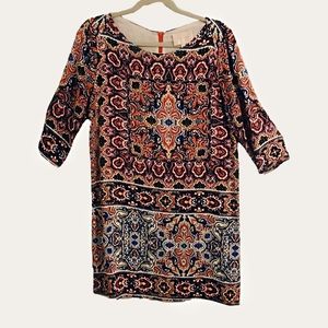 Skies Are Blue Paisley Patterned Dress